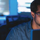 Person working on computer in the office
