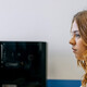 Student using computer