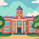 Illustration of schoolhouse
