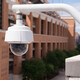 Security camera on campus