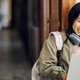 Student using computer