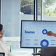 Person presenting data