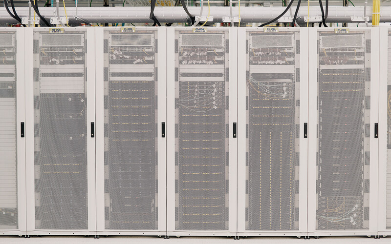 Servers inside the AI Makerspace at Georgia Tech