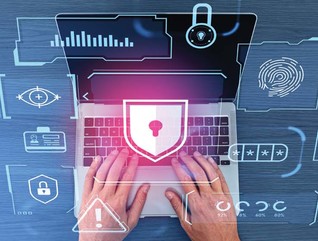 Shield overlaying computer