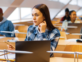 Student learning in classroom