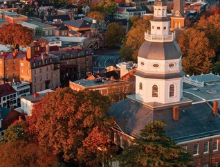 Aerial photograph of Maryland State House