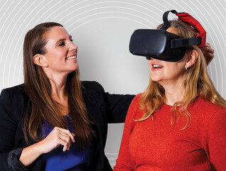 Eileen McGivney and Leanne Chukoskie, professors at Northeastern University