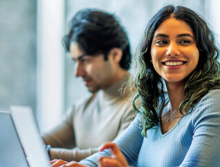 Students learning in the classroom