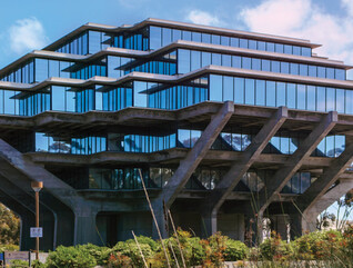 A building on the campus of UC San Diego