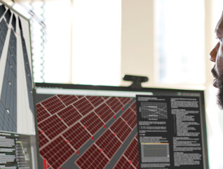 Person working on computer