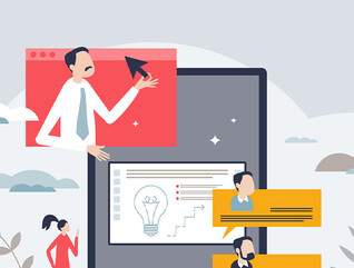 Illustration of multi tech meeting