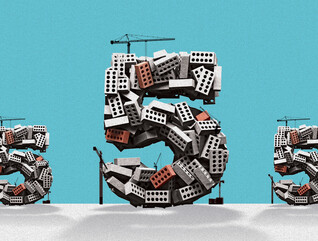 5 builiding blooks illustration