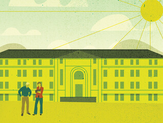 Illustration of schoolhouse