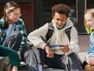 Gen Alpha students at school