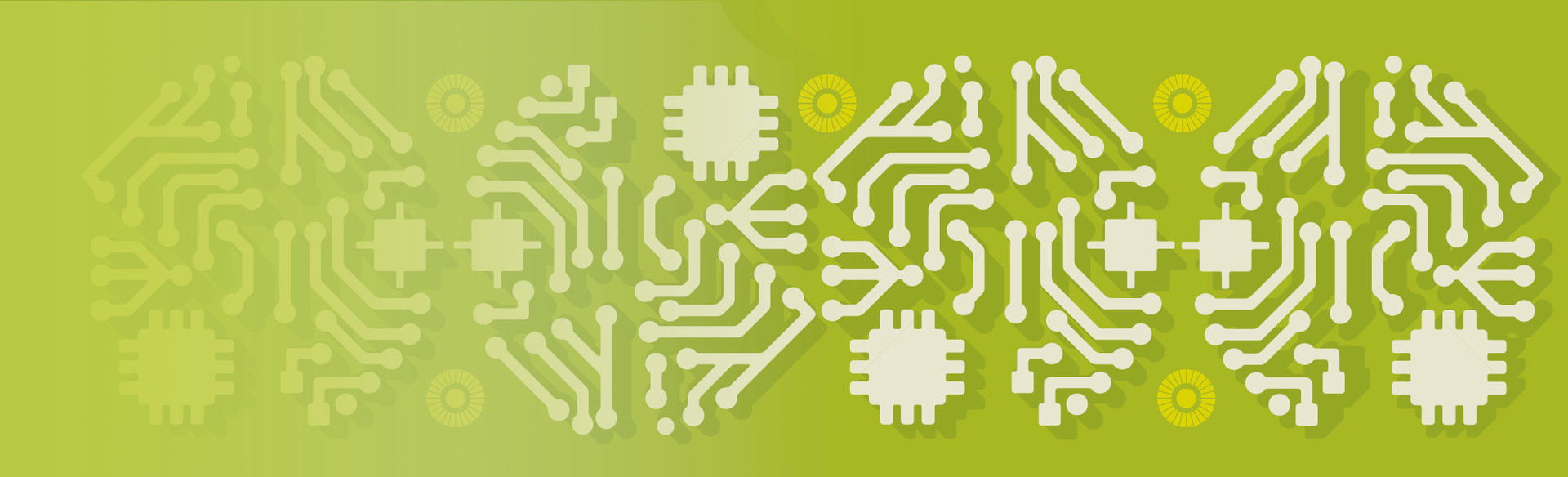 Illustration of AI brains
