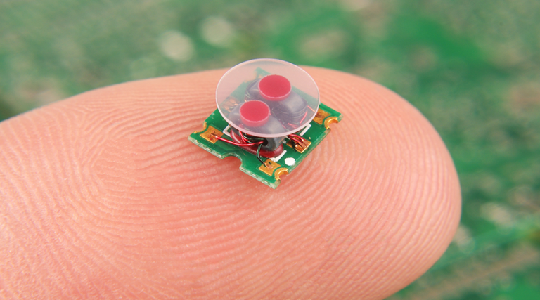 Sensor on a finger