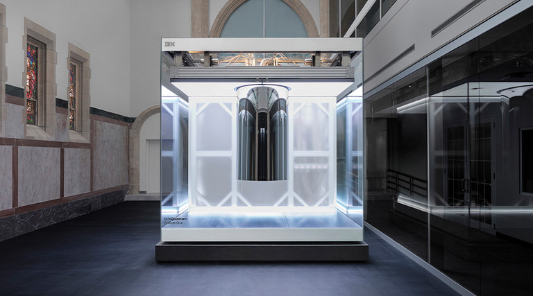 The IBM Quantum System One on the campus of Rensselaer Polytechnic Institute