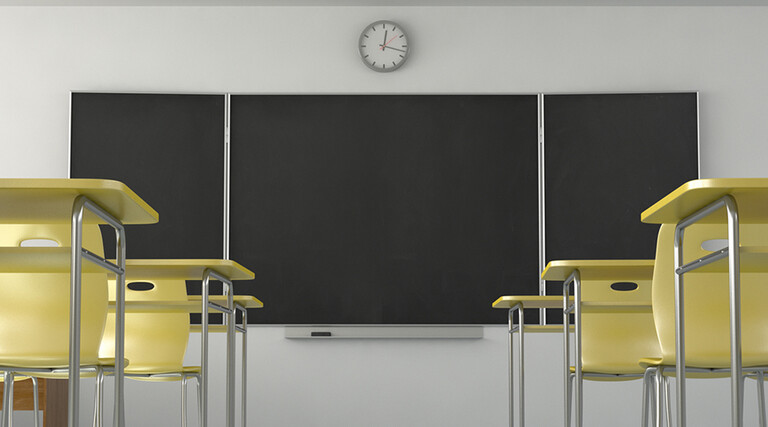Classroom yellow chairs