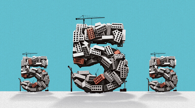 5 builiding blooks illustration