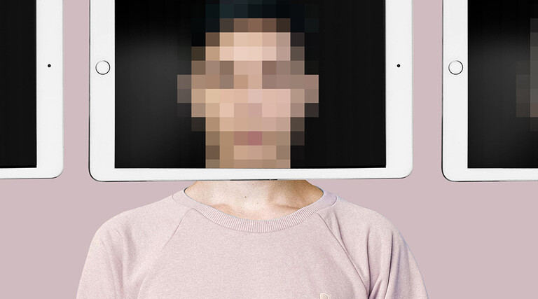 Changing face using AI