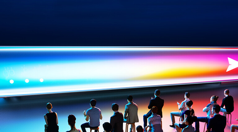 Ai search bar in front of a class