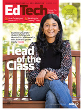 Cover of the Winter 2023 issue of EdTech Magazine: Focus on Higher Education