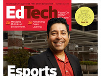 Cover of the Summer 2023 issue of EdTech: Focus on Higher Education magazine
