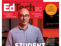 Cover of the Fall 2023 issue of EdTech Magazine: Focus on Higher Education