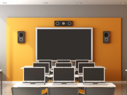 Classroom with computers