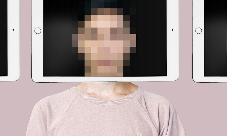 Changing face using AI