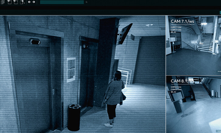 secuirty cameras at a college