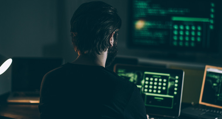 Guy at computer