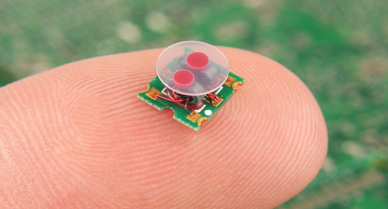 Sensor on a finger
