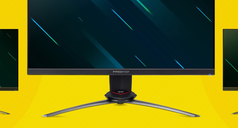 Three Acer Predator XB273 monitors