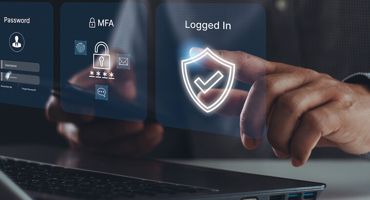 Multi factor authentication MFA method using mobile devices