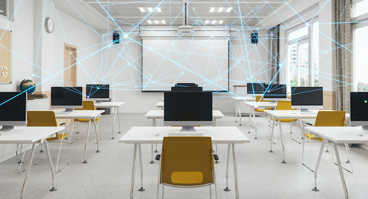Futuristic classroom 