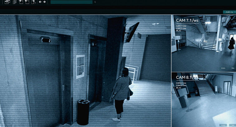 secuirty cameras at a college