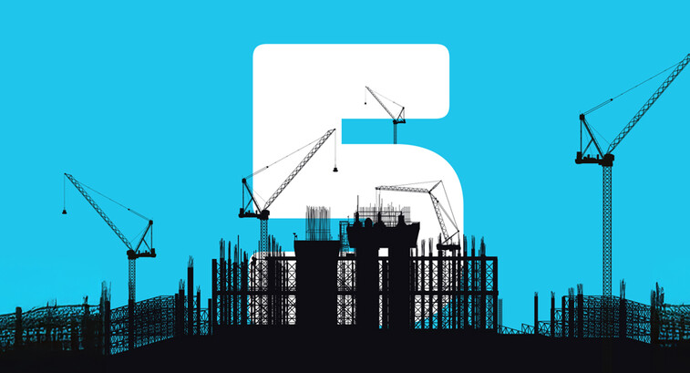 Illustration of city construction