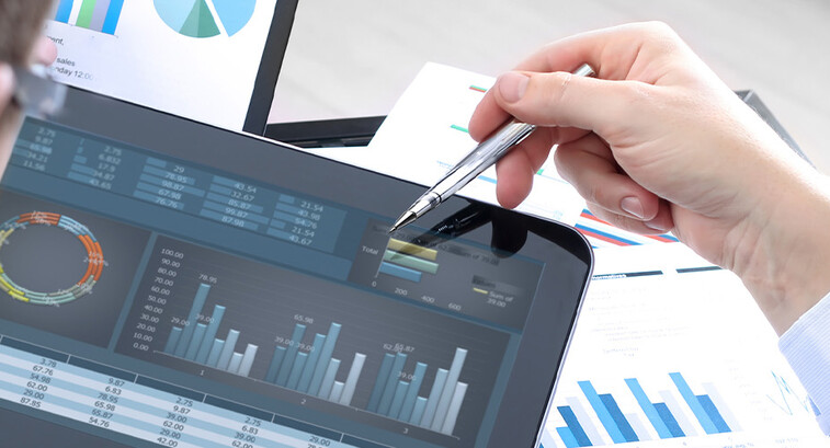 Person reviewing data