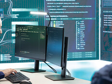 University IT staff coding