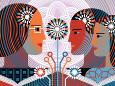 Concept image of student mental health benefitting from AI