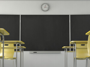 Classroom yellow chairs