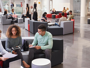 Modern space on campus