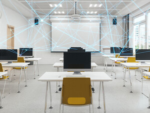 Futuristic classroom 