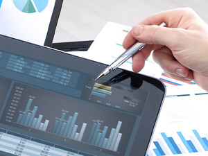 Person reviewing data