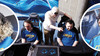 Collage of students participating in esports