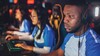 Students playing esports