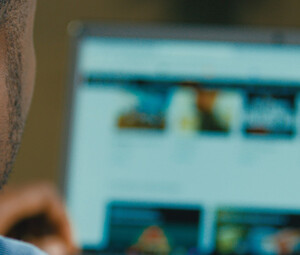 Person using computer