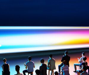 Ai search bar in front of a class