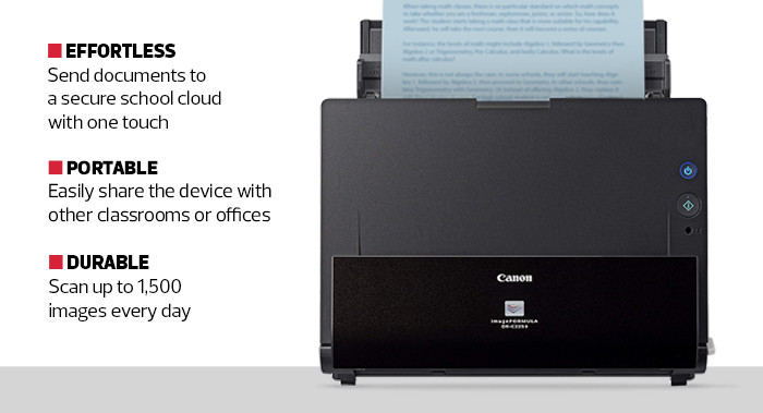 canon scanner specs
